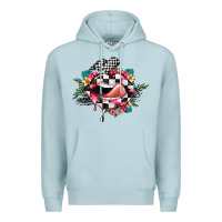 Blue Mist race lip Premium Hoodie - JahusDesignShop