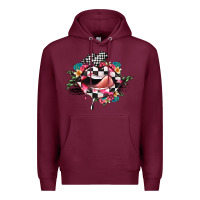 Burgundy race lip Premium Hoodie - JahusDesignShop