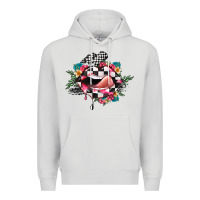 Dove Grey race lip Premium Hoodie - JahusDesignShop
