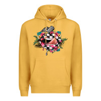 Mustard race lip Premium Hoodie - JahusDesignShop
