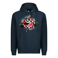 Navy race lip Premium Hoodie - JahusDesignShop