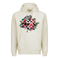 Oatmeal Heather race lip Premium Hoodie - JahusDesignShop