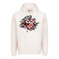 Pale Pink race lip Premium Hoodie - JahusDesignShop