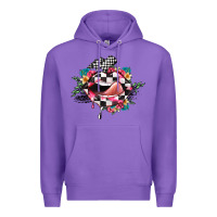 Purple race lip Premium Hoodie - JahusDesignShop