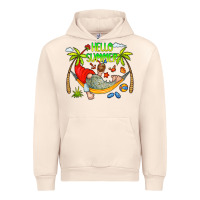Sandshell Hello Summer Urban Hoodie - CowCowDesign