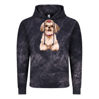 Cloud Black shih tzu Vintage Hoodie - Artiststas