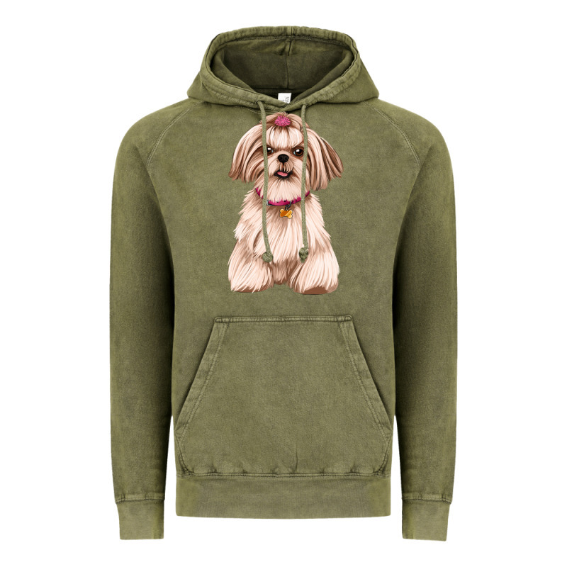 Shih Tzu Vintage Hoodie by Artiststas | Teevron