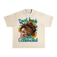 Sandshell dead inside but caffeinated Urban Heavy Tee - Jasminsmagicworld