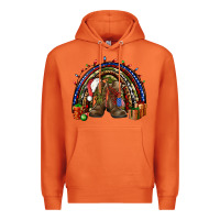 Carrot Army Christmas rainbow Premium Hoodie - NancyCooperArtShop