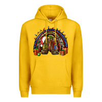 Lemon Army Christmas rainbow Premium Hoodie - NancyCooperArtShop