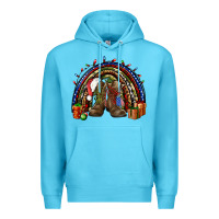 Army Christmas Rainbow Premium Hoodie | Teevron