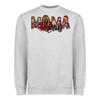 Heather Grey mama claus lady of guadalupe Heavyweight Sweatshirt - Jasminsmagicworld