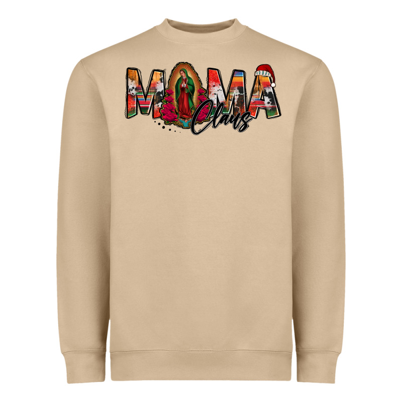 Mama Claus Lady Of Guadalupe Heavyweight Sweatshirt by Jasminsmagicworld | Teevron
