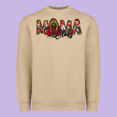 Mama Claus Lady Of Guadalupe Heavyweight Sweatshirt Designed By Jasminsmagicworld