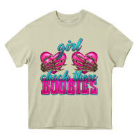 Mossy Girl Check Those Boobies Heavy Core Tee - texasbilliewilder