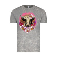 Cloud Rock v.d lotus and cow Vintage Tee - AdoDesignShop