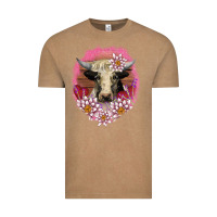 Vintage Coffee v.d lotus and cow Vintage Tee - AdoDesignShop