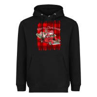 Black Merry Christmas Y'all Truck Heavyweight Hoodie - Bettercallsaul
