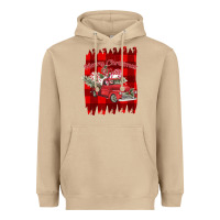 Mushroom Merry Christmas Y'all Truck Heavyweight Hoodie - Bettercallsaul