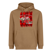 Toasted Coconut Merry Christmas Y'all Truck Heavyweight Hoodie - Bettercallsaul