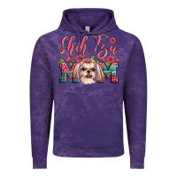 Cloud Purple shih tzu mom Vintage Hoodie - Artiststas
