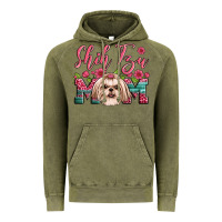 Vintage Olive shih tzu mom Vintage Hoodie - Artiststas