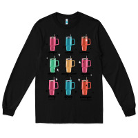 Black coffee thermos Long Sleeve Tee - MaliasSmallBusiness