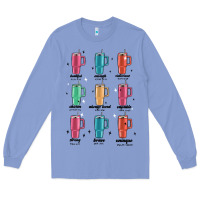 Colony Blue coffee thermos Long Sleeve Tee - MaliasSmallBusiness