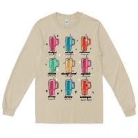 Mushroom coffee thermos Long Sleeve Tee - MaliasSmallBusiness