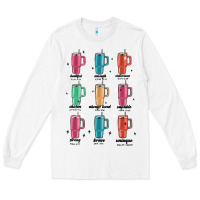 White coffee thermos Long Sleeve Tee - MaliasSmallBusiness