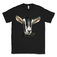 Black alpine goat head Classic Tee - LillyAllenDesigns