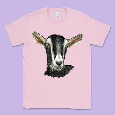 Alpine Goat Head Classic Tee Designed By Lillyallendesigns