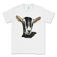 White alpine goat head Classic Tee - LillyAllenDesigns