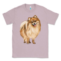 Lilac Pomeranian Dog Illustrations Classic Tee - LillyAllenDesigns