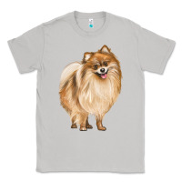Moon Dust Pomeranian Dog Illustrations Classic Tee - LillyAllenDesigns