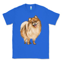 True Royal Pomeranian Dog Illustrations Classic Tee - LillyAllenDesigns