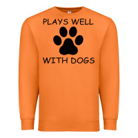 Carrot Plays Well With Dogs Premium Sweatshirt - Bettercallsaul