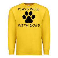 Lemon Plays Well With Dogs Premium Sweatshirt - Bettercallsaul