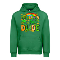 Emerald St. Patrick's Lucky little dude Urban Hoodie - OliviaCreatesArt