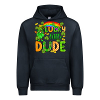 Navy St. Patrick's Lucky little dude Urban Hoodie - OliviaCreatesArt