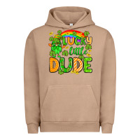 Pigment Burro St. Patrick's Lucky little dude Urban Hoodie - OliviaCreatesArt