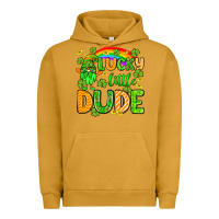 Pigment Peanut Butter St. Patrick's Lucky little dude Urban Hoodie - OliviaCreatesArt