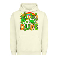 Pigment Pistachio St. Patrick's Lucky little dude Urban Hoodie - OliviaCreatesArt