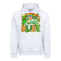 White St. Patrick's Lucky little dude Urban Hoodie - OliviaCreatesArt