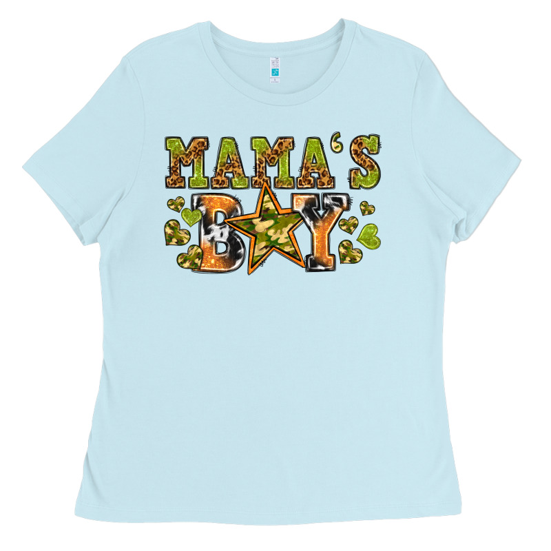 Mamas Boy Ladies Tee by texasbilliewilder | Teevron