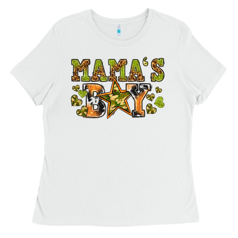 Mamas Boy Ladies Tee by texasbilliewilder | Teevron