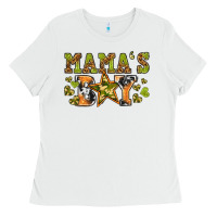 White mamas boy Ladies Tee - texasbilliewilder