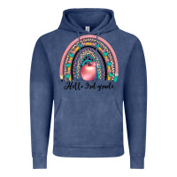 Vintage Denim hello 3rd grade Vintage Hoodie - JahusDesignShop