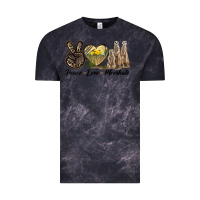 Cloud Black Peace Love Meerkats Vintage Tee - LillyAllenDesigns