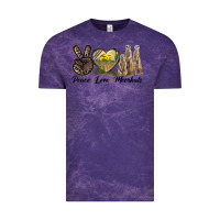 Cloud Purple Peace Love Meerkats Vintage Tee - LillyAllenDesigns